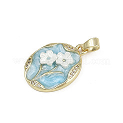 Латунь эмаль подвески&nbsp;LS-KK-D409-50G