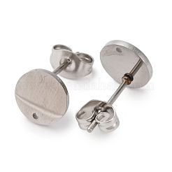 Фурнитура для сережек-гвоздиков из нержавеющей стали 304 STAS-H436-21P-01