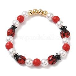 Женские браслеты из латуни BJEW-F515-08G