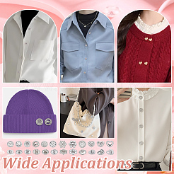 48 шт. 12-цветные пуговицы с тремя отверстиями из сплава со стразами на ножке BUTT-GA0001-43P