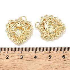 Выдолбленные латунные подвески&nbsp;KK-G555-10G