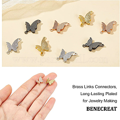 12 шт. 4-х цветные латунные соединительные звенья&nbsp;KK-BC0002-47