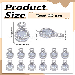 Подвески из сплава 20шт&nbsp;ZIRC-LP0001-11P