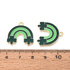 Подвески из сплава с эмалью ко дню святого патрика&nbsp;ENAM-T023-07B