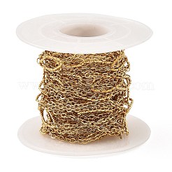 Ионное покрытие (ip) ромбовидные звенья цепи из нержавеющей стали 304 ручной работы&nbsp;CHS-G025-02G