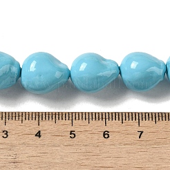 Нити бусин из искусственного жемчуга с гальваническим покрытием BSHE-G035-01A-10-1