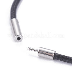 Вощеный шнур ожерелье материалы&nbsp;X-MAK-L019-02A