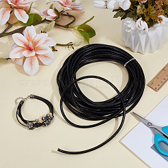 Круглый шнур из коровьей кожи длиной 10 ярд WL-BC0001-06