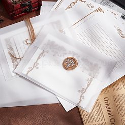 Rechteck mit Muster Briefpapier Briefpapier&nbsp;DIY-CP0004-58