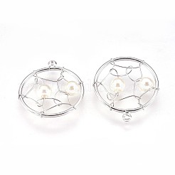 Латунные подвески&nbsp;LS-KK-P153-08P-NF