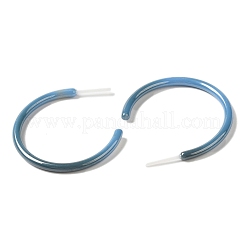Orecchini a bottone in ceramica con zirconi e bioceramica ipoallergenica&nbsp;EJEW-Z023-01J-01