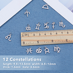 12шт 12 стиля латунные микропаве кубические циркониевые подвески KK-FH0006-80