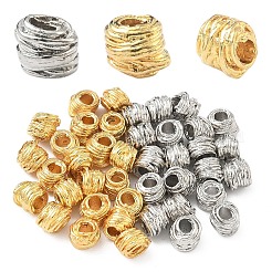 20 шт. латунные плетеные бусины-разделители в форме шариков&nbsp;KK-YW0002-25G