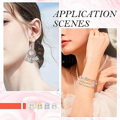 20 шт. Прозрачные акриловые бусины&nbsp;PACR-YW0001-23A