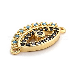 Liens micro zircon cubique coloré en laiton&nbsp;ZIRC-O043-08G