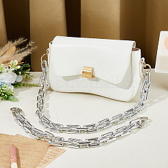 2 шт. 2 стиля ccb пластиковые прямоугольные цепочки для кошельков&nbsp;FIND-HS0002-14P