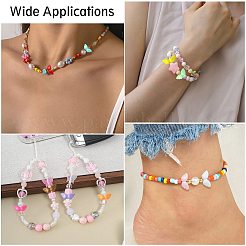 50шт 10 цвета непрозрачные акриловые бусины&nbsp;MACR-CJ0002-39