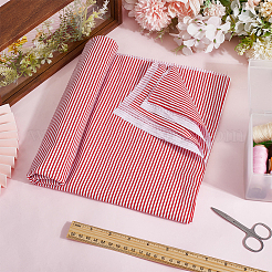 1 шт. хлопчатобумажной ткани с полосатым узором&nbsp;DIY-DR0002-63A