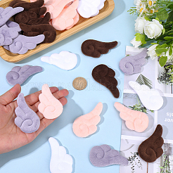 40 шт. 4-х цветные тканевые украшения&nbsp;AJEW-GF0012-68