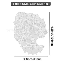 Металлические штампы из углеродистой стали с горячей фольгой DIY-WH0280-095