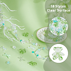 144шт 18 стиля акриловые бусины FIND-FH0006-48