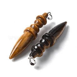 Природных тигровый глаз подвески&nbsp;G-C187-02A