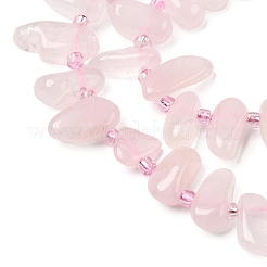 Природного розового кварца нитей бисера&nbsp;G-L649-D04-02