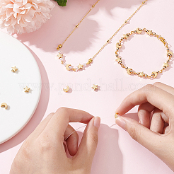 20шт 2 стильные латунные бусины&nbsp;KK-BC0010-42