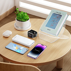 Акриловые держатели для мобильных телефонов в виде яиц&nbsp;ODIS-WH0038-103