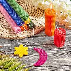 Feuilles de nid d'abeille en cire d'abeille&nbsp;LS-DIY-WH0162-55B-05