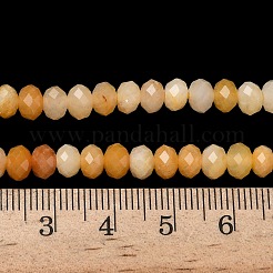 Природный Топаз нефритовый шарик нити&nbsp;G-D344-A36-01