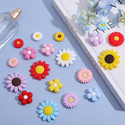 24шт 24 стиля силиконовые бусины SIL-CA0003-11