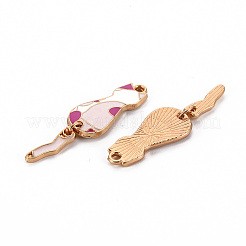 Подвески из экологически чистого сплава с эмалью ENAM-T011-84-NR