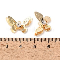 Messing Strass Anhänger&nbsp;KK-Z164-02G