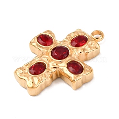 Подвески из нержавеющей стали 304 с микропаве из кубического циркония STAS-P421-02G