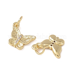 Латунные микро проложить кубического циркония подвески&nbsp;KK-C143-36B-G