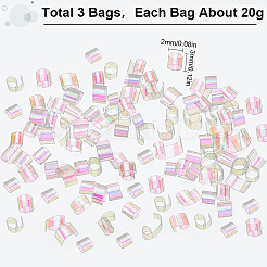 3 пакетик пластиковых бусин KY-SC0002-12