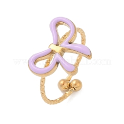 Кольца-манжеты из нержавеющей стали 304 с эмалевым покрытием&nbsp;RJEW-D306-18G