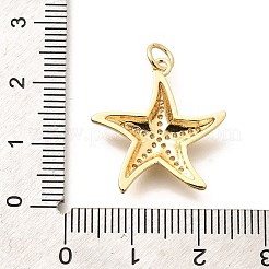 Латунные микропаве прозрачные подвески с фианитом KK-Q040-01B-G