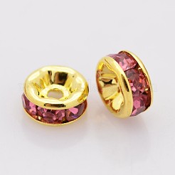 Messing Strass Zwischen perlen&nbsp;RB-A014-Z5mm-23G-NF