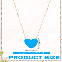 1 pz collane con ciondolo a catena in lega&nbsp;NJEW-LP0007-03B