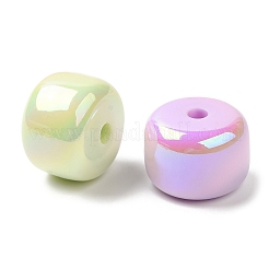 Placcatura uv perline acriliche iridescenti arcobaleno&nbsp;PACR-K003-01