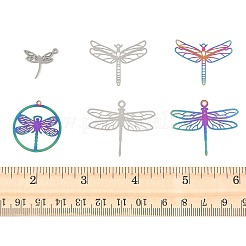24 шт. 6 стиля ионного покрытия (IP) 201 подвески из нержавеющей стали&nbsp;STAS-FS0002-12