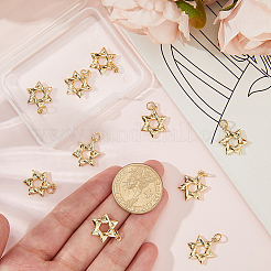 10шт латунные подвески&nbsp;KK-BBC0023-01