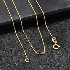 Sterling Silber Box Kette Halsketten&nbsp;X-STER-M086-03B
