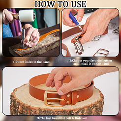 Аксессуары для мужских поясных ремней из воловьей кожи&nbsp;FIND-WH0111-498B