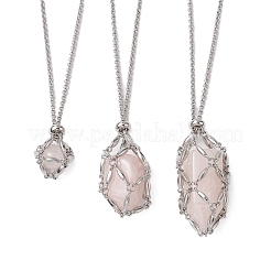 3 шт. 3 размера 304 нержавеющая сталь цепочка-роло макраме мешочек ожерелье изготовление NJEW-JN05071-01