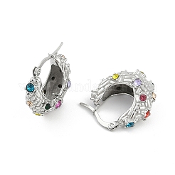 Серьги-кольца из нержавеющей стали 304 в форме луны&nbsp;EJEW-A119-06P