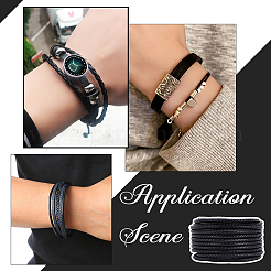 Шнур из искусственной кожи длиной 10 м.&nbsp;LC-AR0001-04B