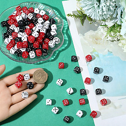 180шт 3 цвета акриловые бусины&nbsp;OACR-PA0001-08